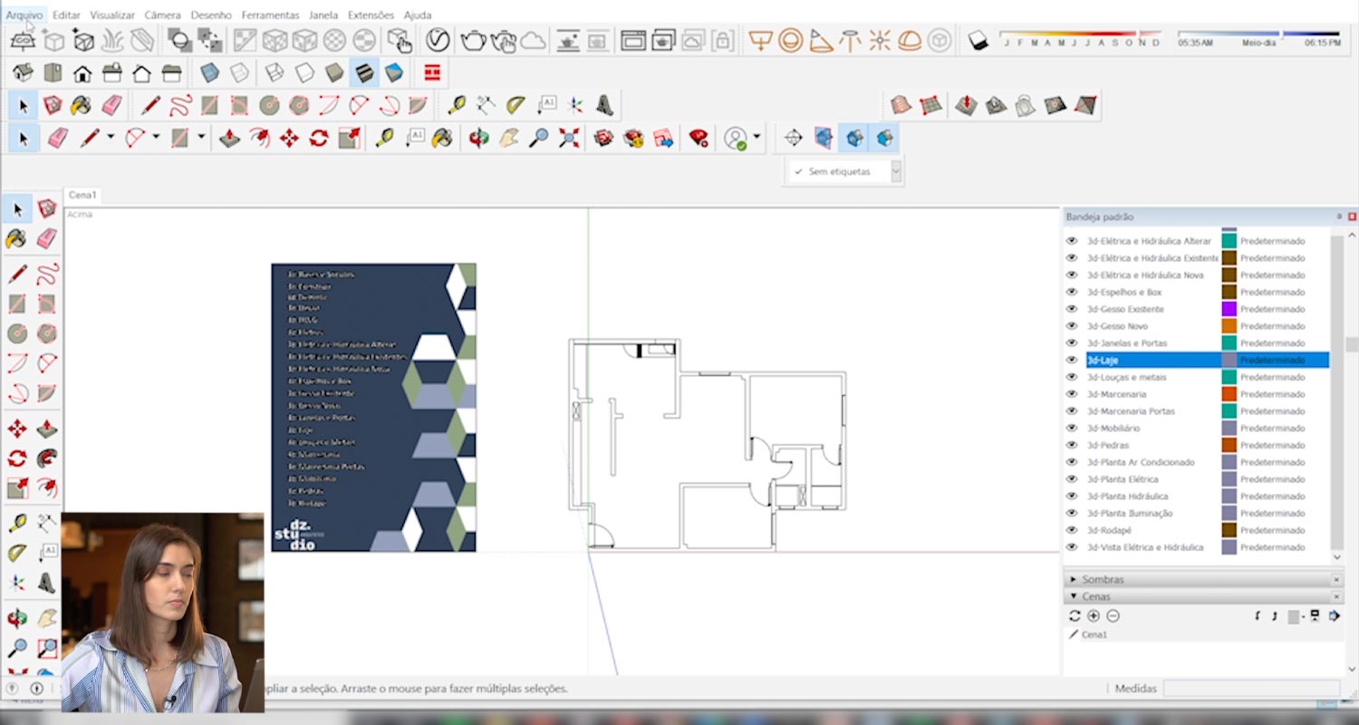 Modelos de arquivos no sketchup